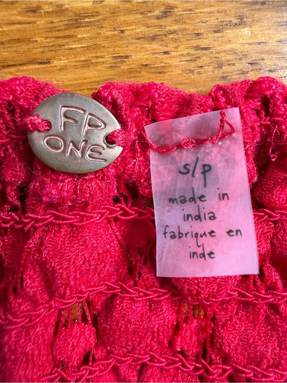 Like New - Free People Adella Cami in Cherry Red (Small)